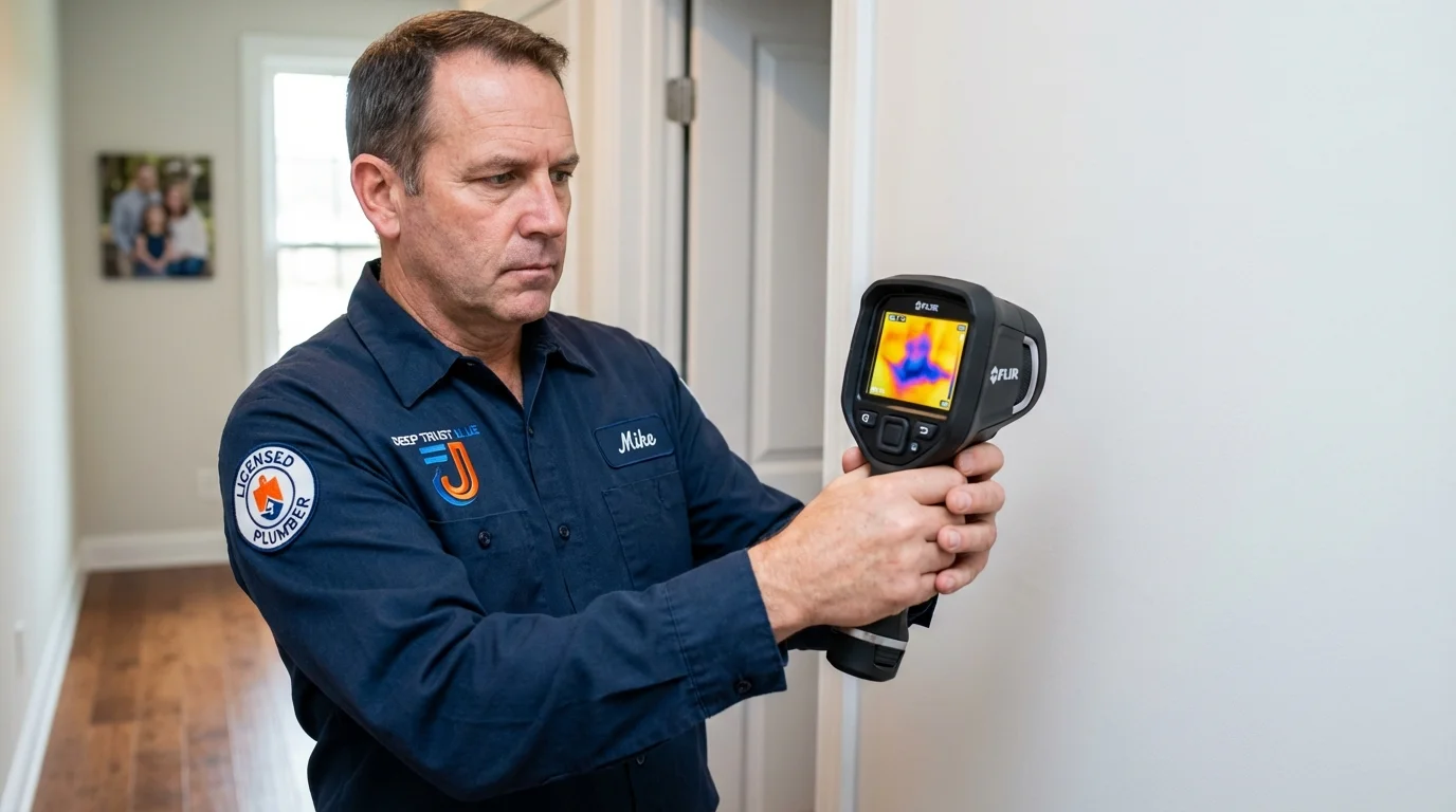 Thermal imaging leak detection by Johns Plumbing LLC in Redmond
